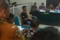 Foto ketika diruang Sidang