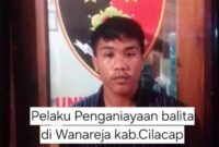 Foto pelaku penganiayaan kepada balita yang berujung kemat