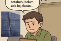 Foto ilustrasi serta bukti laporan korban
