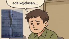 Foto ilustrasi serta bukti laporan korban