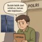 Foto ilustrasi serta bukti laporan korban
