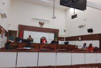 Foto ketika sidang akan dimolai