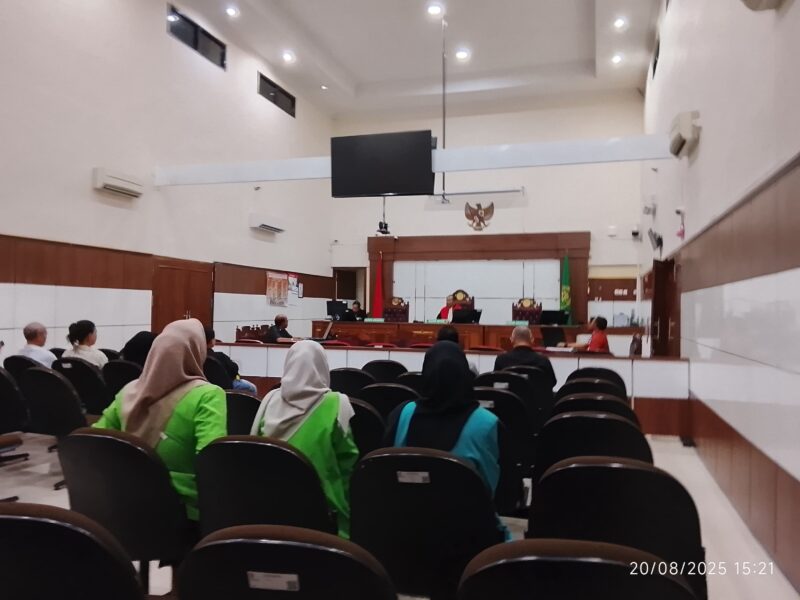 Foto : ketika sidang berlangsung