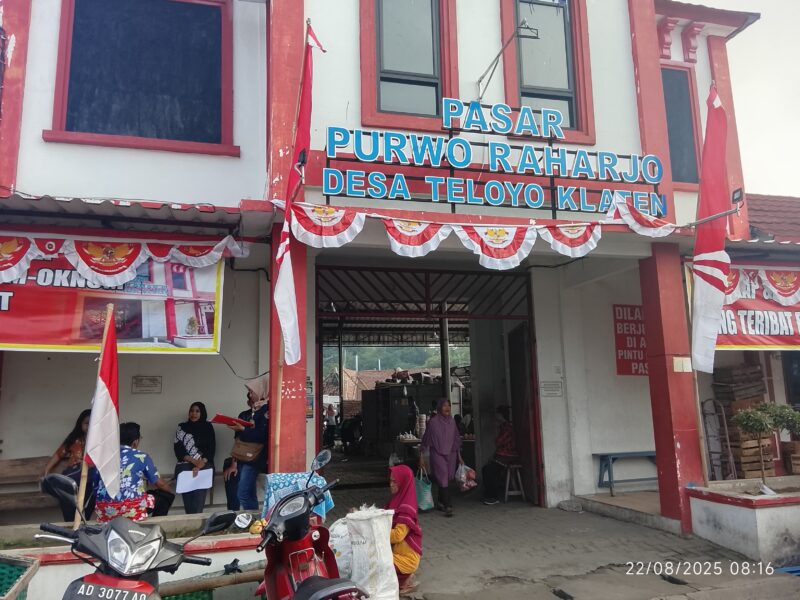 Foto pasar yang menjadi obyek sengketa dan di gugat di pengadilan negeri Klaten 