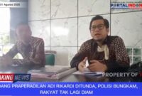 Foto kuasa hukum ketika diwawancarai oleh awak media