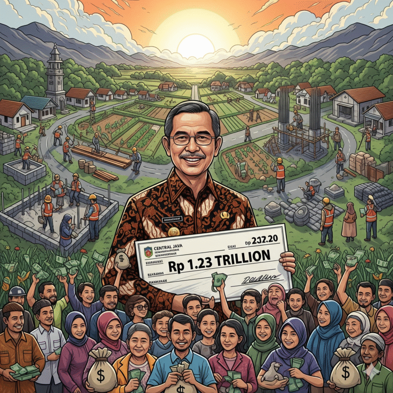 Foto : ilustrasi Gubernur Jateng Kucurkan Rp 1,23 Triliun untuk Desa, Ribuan Titik Pembangunan Mulai Digarap