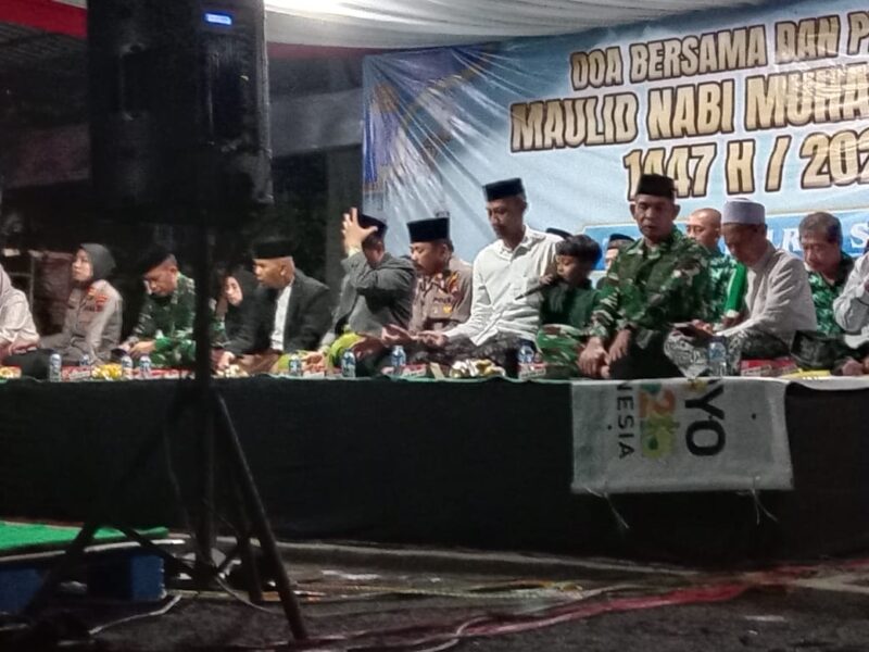 Foto : Ketika acara Polres Salatiga Gelar Pengajian dan Doa Bersama Peringati Maulid Nabi Muhammad SAW 1447 H Berlangsung 11/September/2025