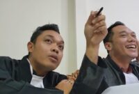 Foto kuasa hukum.ketika bersidang