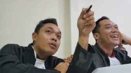 Foto kuasa hukum.ketika bersidang
