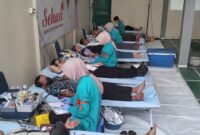 Foto : ketika donor darah Berlangsung 