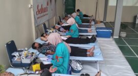 Foto : ketika donor darah Berlangsung 