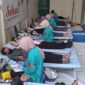 Foto : ketika donor darah Berlangsung 