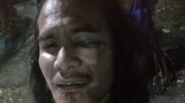Foto korban seorang jurnalis yang dikeroyok ketika meliput 