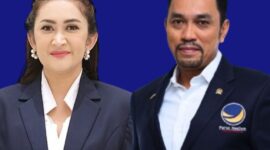 Foto : Nafaurba dengan Ahmad sahroni