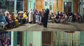 Foto :keluarga almarhum Sunardi, di Dusun Teratai, Desa Tratemulyo, Kecamatan Weleri, Kabupaten Kendal, Jawa Tengah.