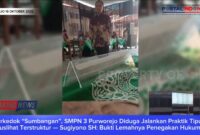 Foto: kepala sekolah Teguh widodo menyampaikan secara terbuka kepada para wali murid mengenai rencana iuran atau “sumbangan” dengan nominal yang telah ditentukan.
Pernyataan tersebut disampaikan di hadapan seluruh wali siswa dalam rapat pleno komite sekolah