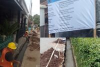 Foto : Dikala Mengerjakan Lantai Dasar Sebagai laporan kerja, 
