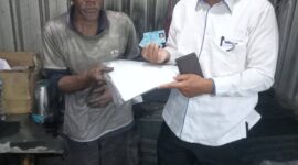 Praktisi hukum John L Sitomorang SH MH Bersama Orang Tua Terdakwa