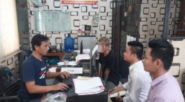 Foto : Para pelaku ketika Dilakukan penyidikan oleh polres Cilacap 