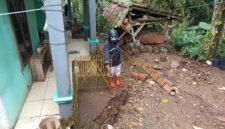 Foto salah satu Rumah warga yang mengalami Kerusakan 