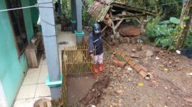 Foto salah satu Rumah warga yang mengalami Kerusakan 