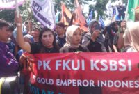 Foto : Ketika Unjuk rasa Berlangsung 