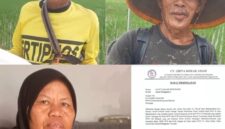 Foto : Masyarakat yang mengungkapkan harga pupuk kepada awak media 23/11/2025