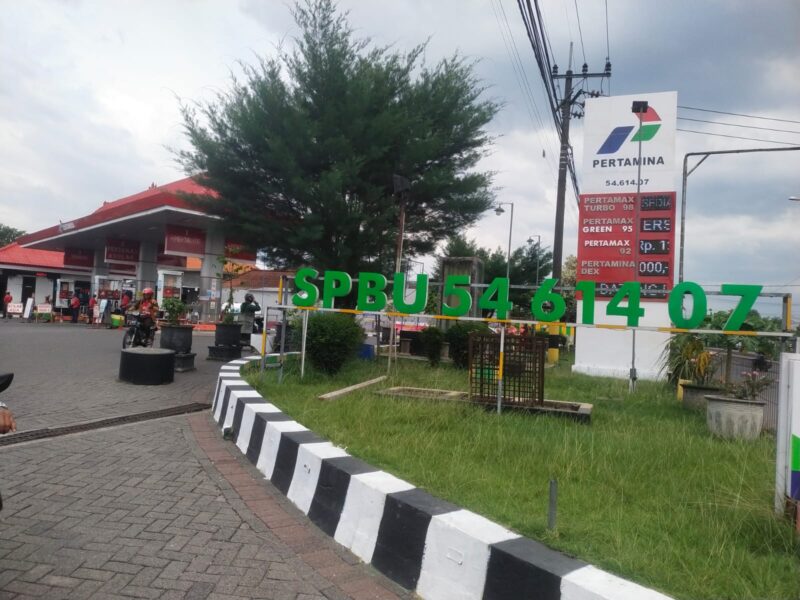 Foto penampakan SPBU Yang Diduga Bermain BBM Dengan Mafia