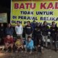 Foto : Sebagian Masyarakat yang Menolak pengambilan Batu kali Dikarenakan Berdampak Bencana alam Dikarenakan aliran sungai yang besar