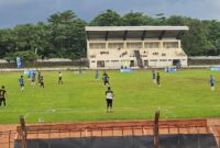 Foto : Ketika Pertandingan Liga Desa Berlangsung
