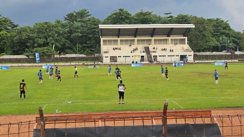 Foto : Ketika Pertandingan Liga Desa Berlangsung
