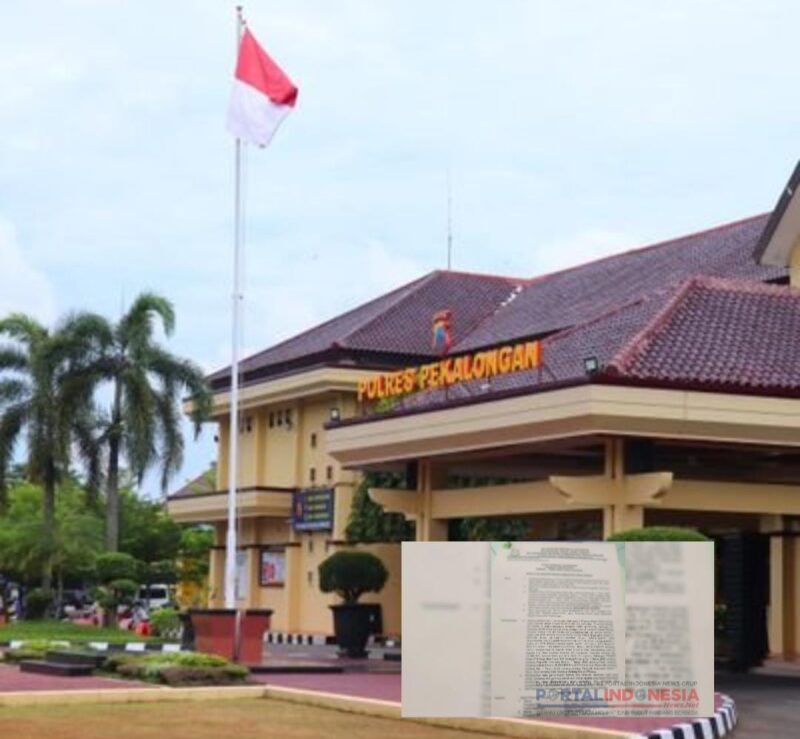 Foto polres Pekalongan yang disorot atas kasus yang jangal