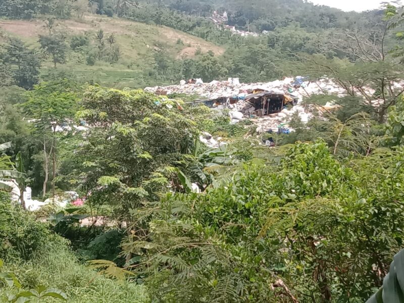Foto : lokasi yang akan di kelola dari sampah menjadi pembangkit listrik 