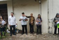 Foto : Ketika para Pihak melakukan peninjauan Lokasi yang Menjadi Sengketa namun pihak penggugat salah arah