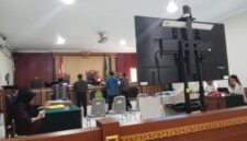 Foto : ketika sidang praperadilan Dilaksanakan