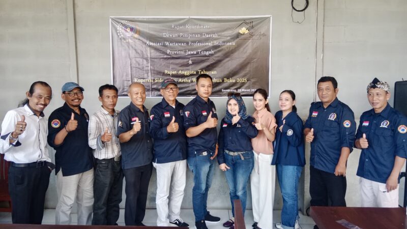 Foto : Jajaran pengurus DPD AWPI JAWA TENGAH & Angota Disela Hallah Bihalal 29/03/2026