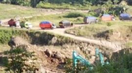 Foto : Lokasi Tambangan Yang Diduga Elegal Di Kendal