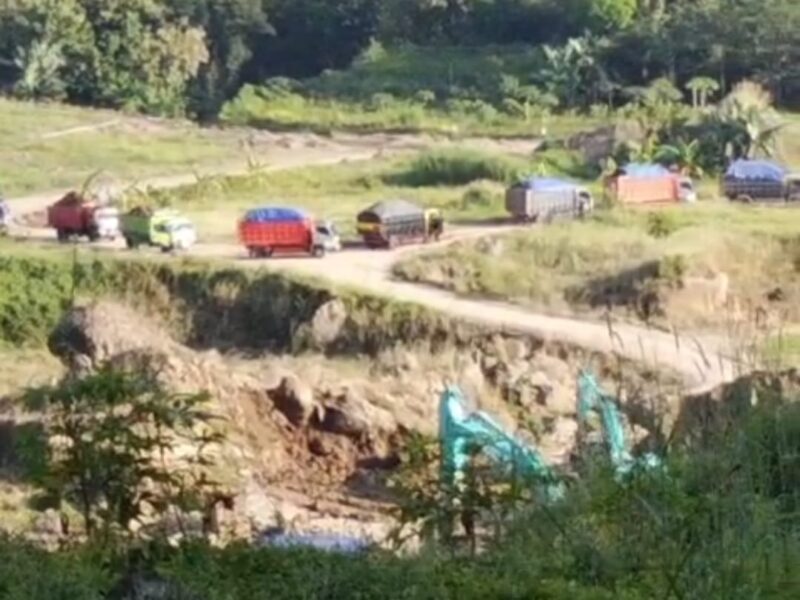 Foto : Lokasi Tambangan Yang Diduga Elegal Di Kendal
