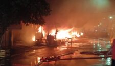 Foto: Kawasan Pasar Kanjengan Johar Kebakaran setelah Hujan