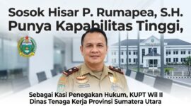 Foto: Hisar P. Rumapea, Kasi Peneakan Hukum UPT Pengawasan Ketenagakerjaan Wilayah II Disnaker Sumut