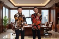Foto : Sebelah kanan Direktur PT Anugrah Abadi Kencana, Marcellino Valent Gusna SM, dalam sebuah pertem tertutup bersama jajaran manajemen yang digelar di salah satu restoran prestisius di Kota Semarang, Minggu (10/5/2026).