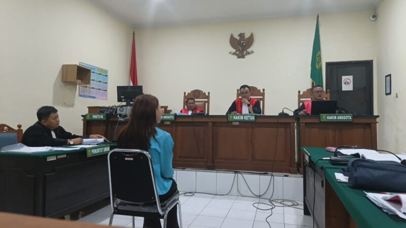 Foto : Salah Satu Saksi yang Tidak Sesuai keterangannya dalam BAP Kepolisian dan ketika Sidang Saksi