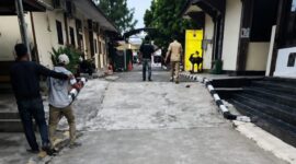 Foto : yang Diduga Ketika Awal Mula Kanit Polsek Simo Boyolali mehalangi korban untuk laporan ke spkt