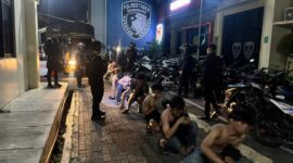 Foto : Ketika aparat kepolisian Antisipasi Tawuran dan Balap Liar, Polrestabes Semarang Kerahkan 760 Personel dalam Razia Gabungan Skala Besar