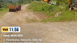 Foto : yang Diduga aktivitas tambang galian batuan dan sirtu di Dusun Banyu Urip, Desa Delik, Kecamatan Tuntang, Kabupaten Semarang