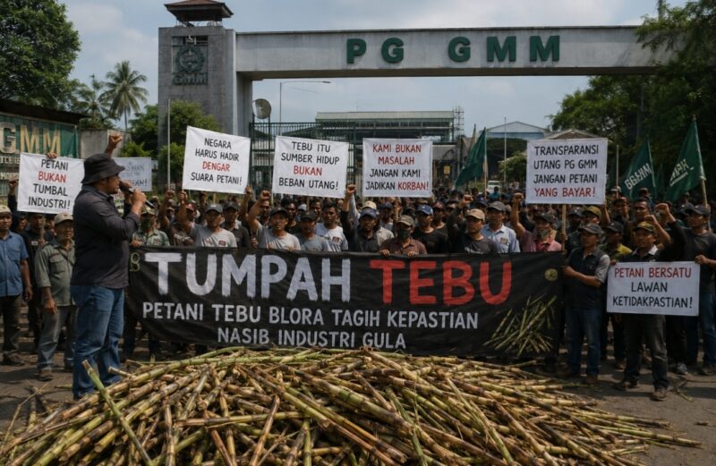 Foto : ilustrasi Ribuan Warga Siap Kepung PG GMM, Tagih Kepastian Nasib Industri Gula 