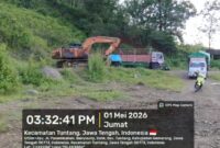Foto : Diduga Tambang Elegal yang Berada Di Tuntang kabupaten Semarang