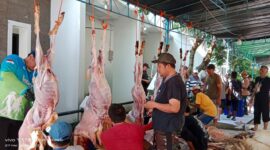 Foto: Pemotongan Hewan Kurban di Perum Puri Asri Perdana Padangsari