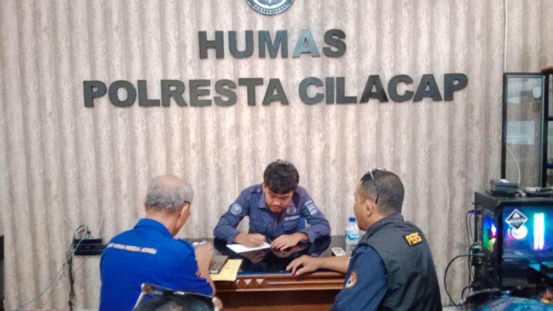 Foto: Tim AWPI Konfirmasi Kasus ke Polresta Cilacap
