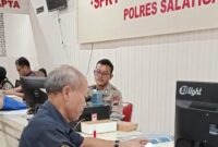 Foto: Elman Sirait Ketua DPD AWPI Jateng Mendampingi Pelaporan